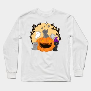 Halloween cats Long Sleeve T-Shirt